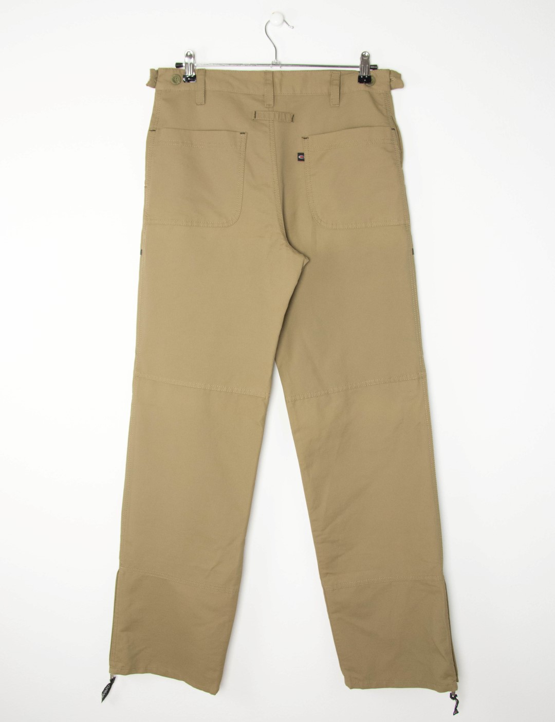 Aνδρικό μπεζ υφασμάτινο παντελόνι 4623D φωτογραφία